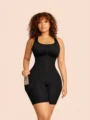 NAISULA Tummy Trimmer - Full Body Shapewear Bodysuit with High Compression Slimming | Racerback Sweat-Wicking Suit with Removable Bra Pads & Side Pockets