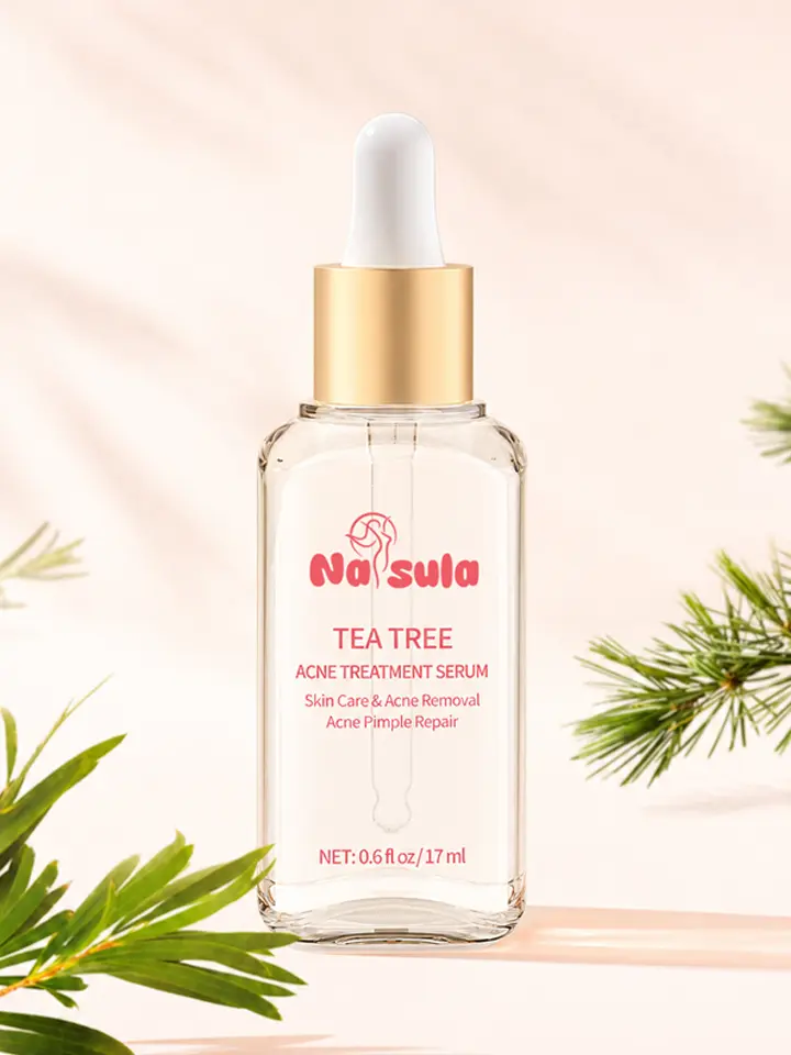 NAISULA Tea Tree Oil Pimple Remover - Gentle Yet Effective Acne Spot Treatment Serum for Sensitive & Oily Skin